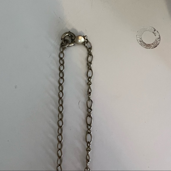 J Crew 💅 unique Brass Locket Long Necklace ✨ - Picture 6 of 7